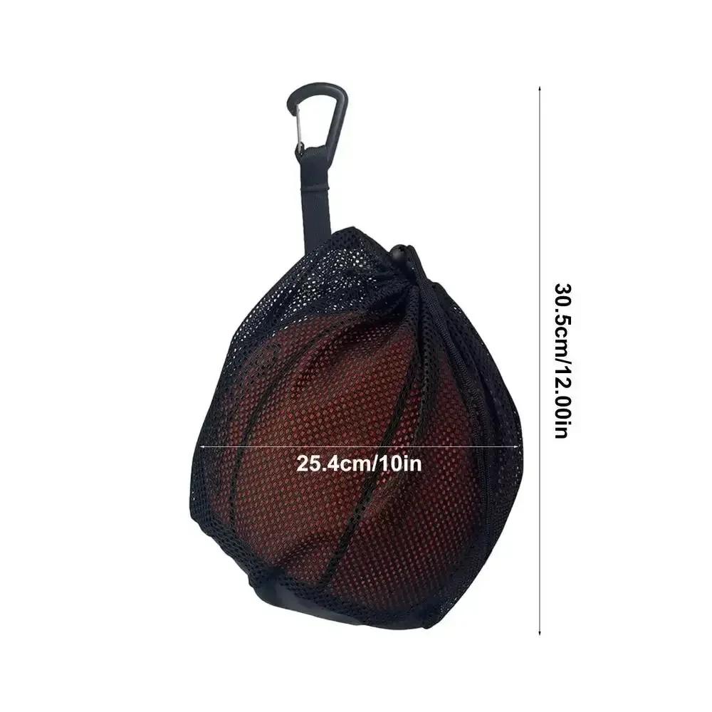 Basketball And Football Sports Bag, Large Capacity Football Mesh Bag, Single Shoulder Backpack, Football Sports Bag, Ball Pocket