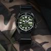 Seiko 5 Series Trendy Street Skateboard Solar Mechanical Movement Nylon Strap Watch Men watches Green SRPJ37K1