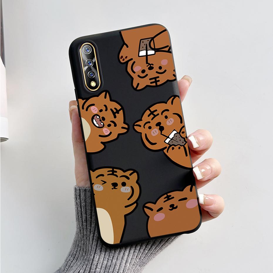 For vivo S1 Case 1907 V1913A Phone Cover Cute Rabbit Panda Shockproof Bumper For Vivo V17 Neo Fundas For Vivo Z5 IQ00 855 Coque