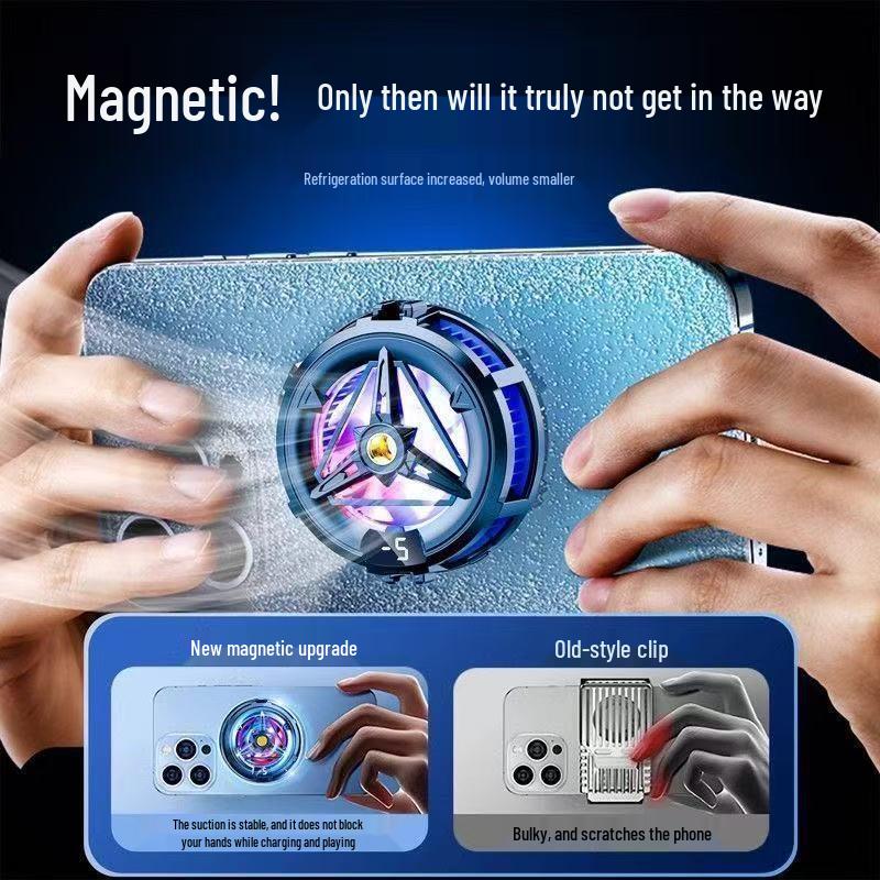 2023 Wireless Magnetic Phone Cooler with Semiconductor Refrigeration