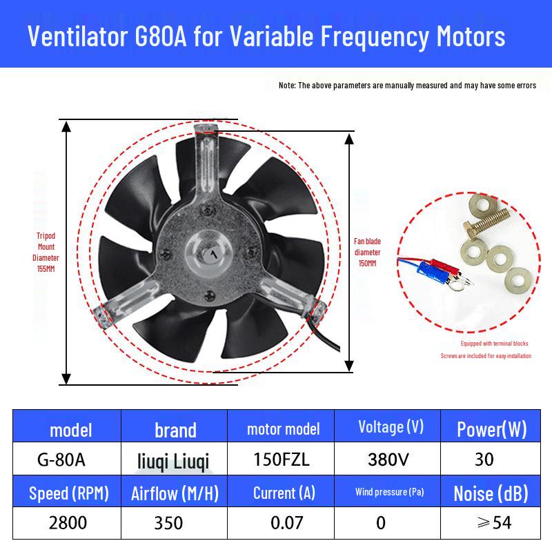 G Series 380V Variable Frequency Motor Cooling Fan