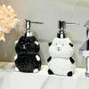 Cute Little Sheep Ceramic Hand Wash Liquid Bottle Toilet Shower Gel Detergent Press Lotion Bottle Shower Shampoo Dispenser