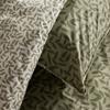 Parure de lit - TODAY - Sunshine - 2 personnes - 220 x 240 cm - Coton imprimé floral vert