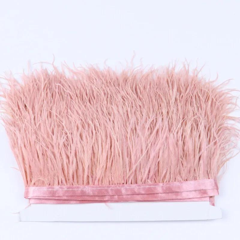 Feather2/5M 6cm Fringe Tassels for Skirt Latin Dress Feather Decorative Lace Trim Clothing Trimmings Fringes DIY Sewing Accessories