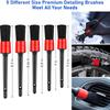 Car Detailig Brushes Set Drill Brush Attachment Set Heavy Duty Power Scrubber Brushes for Bathroom Kitchen Auto Cleaing Supplies