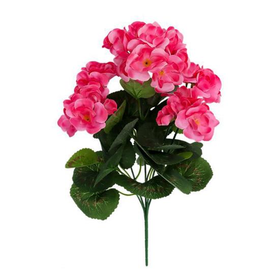 Künstliche Blumendekoration UV-beständig Realistisch Künstlicher Seidenblumenzweig Zuhause Büro Hochzeitsparty Kunstblüten-Dekor Tischmittelstück