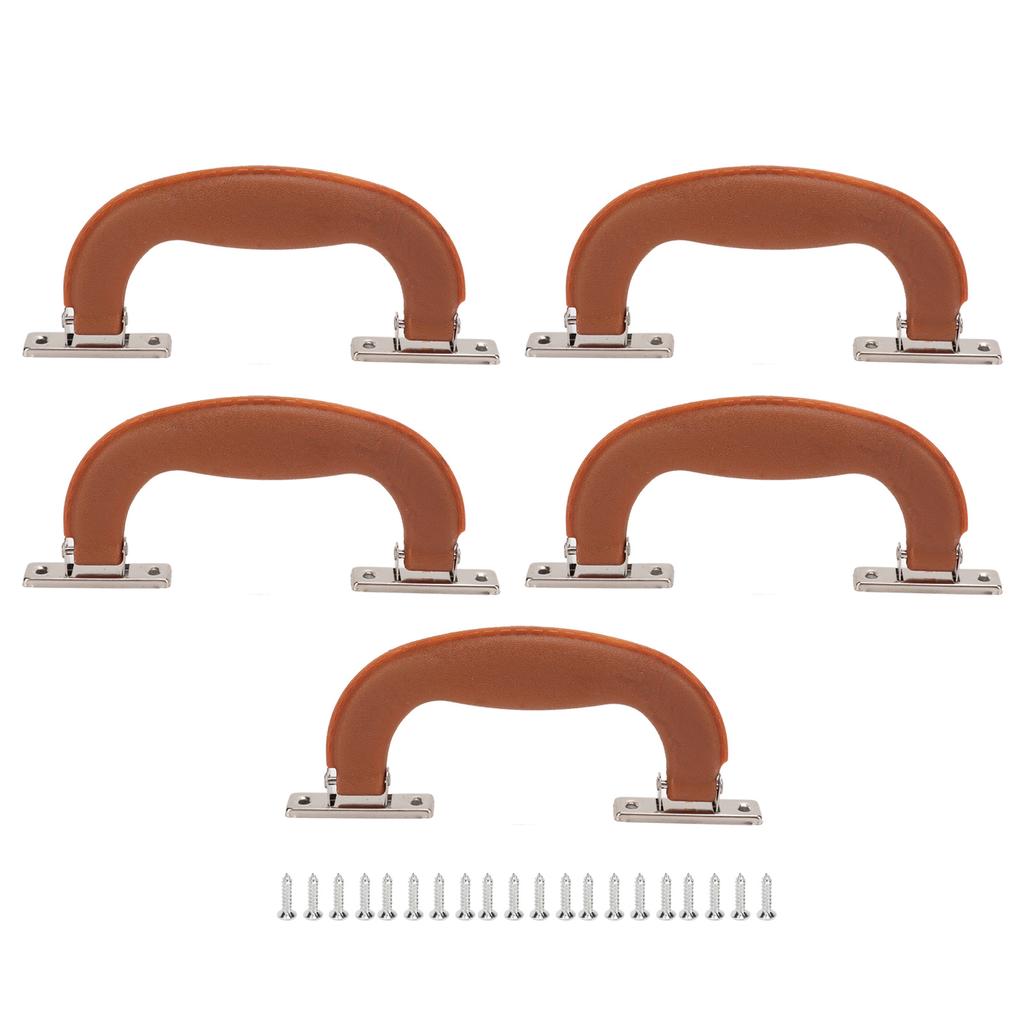 5Pcs Luggage Handles Vintage Style Sturdy Durable Plastic Ergonomic Design Wide Application