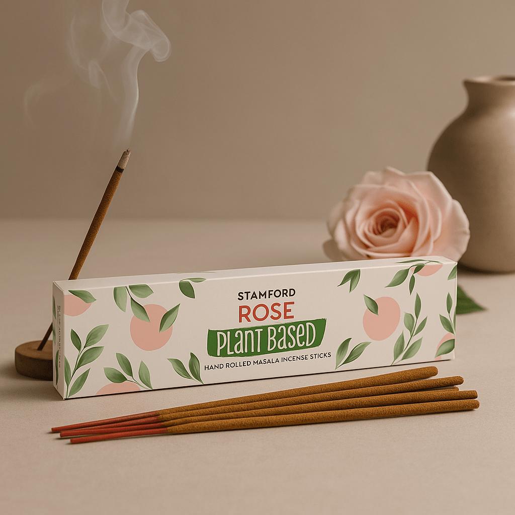 Rose Incense Sticks Masala Plant Based