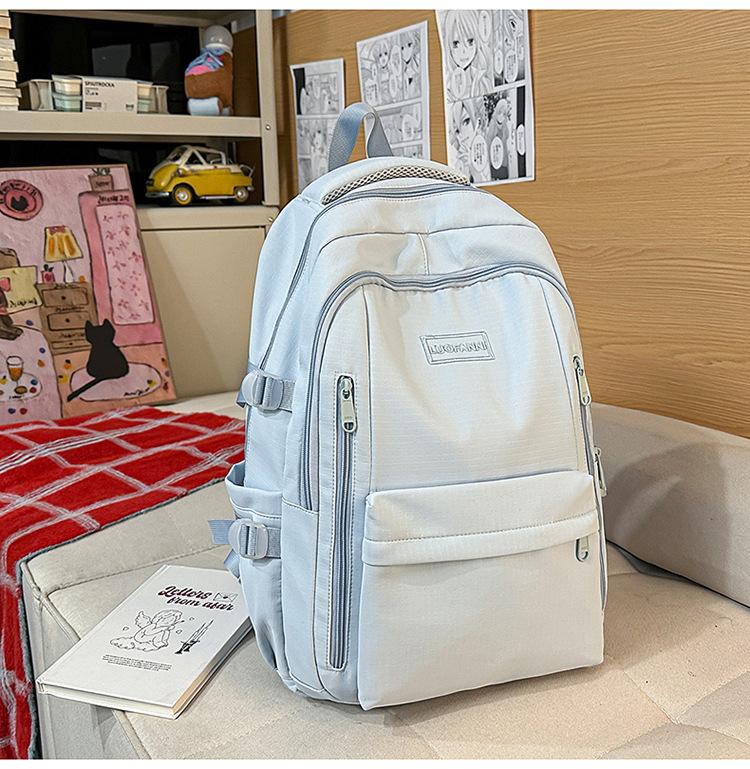 Schoolbag New Leisure Travel Backpack Stylish Simple Backpack College Style Female Junior High School Student College Student School Bag