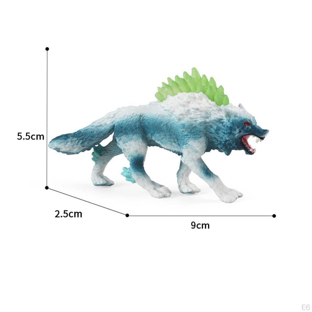 Lifelike Wildlife Animal Miniature Sculpture Statue Figures Model for Party Toy Desktop Ornament