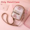 Pu Coin Purse With Zipper And Shoulder Strap For Girls And Teenagers
