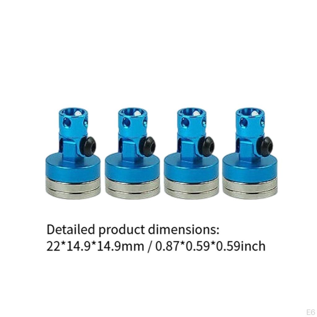 4 Metal RC Body Posts Replacement for Invisible Mount Installation Upgrade