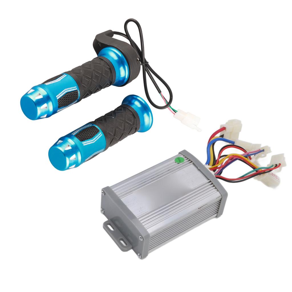 24V 800W Brush Motor Speed Controller with Throttle Grip for Scooter Electric Tricycle Bike