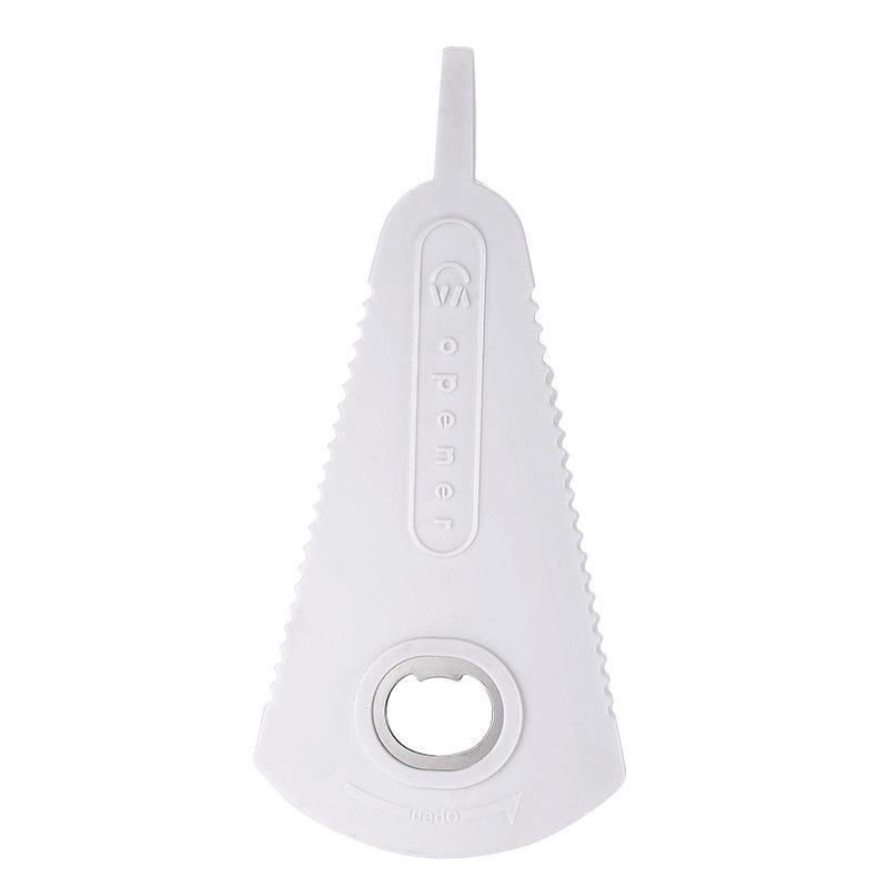 Magnetic Multi-Functional Bottle and Can Opener with Lid Twist-Off Function