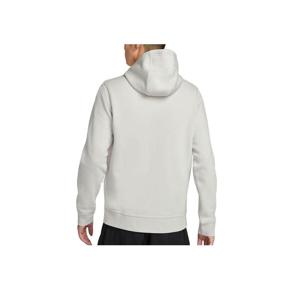 Nike Comfortable Casual Soft Fleece Warm Hooded Pullover Sweatshirt Men sweatshirt Light-Bone White 623453-072
