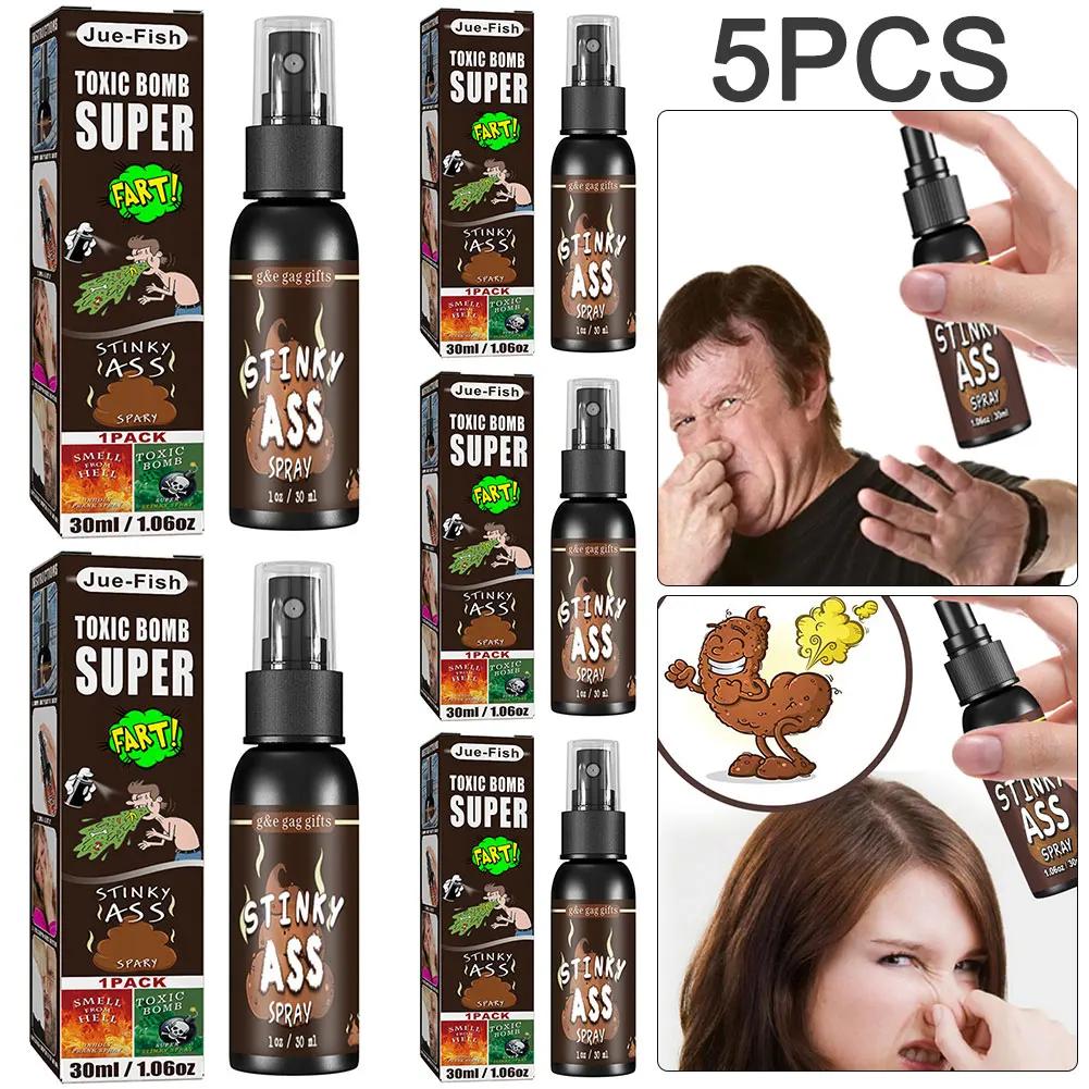 180-30ml Fart Gag Spray Prank Joke Plastic Smelly Stinky Gags Party Supplies Spray Can Stink for Adults Kids Non Toxic for Party