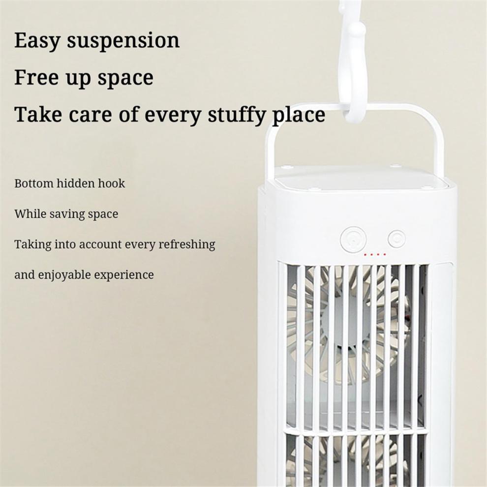 Energy Saving Desktop Air Conditioner Fan with Night Light- Compact, Portable &for Room Desks, Offices & Summer Gift