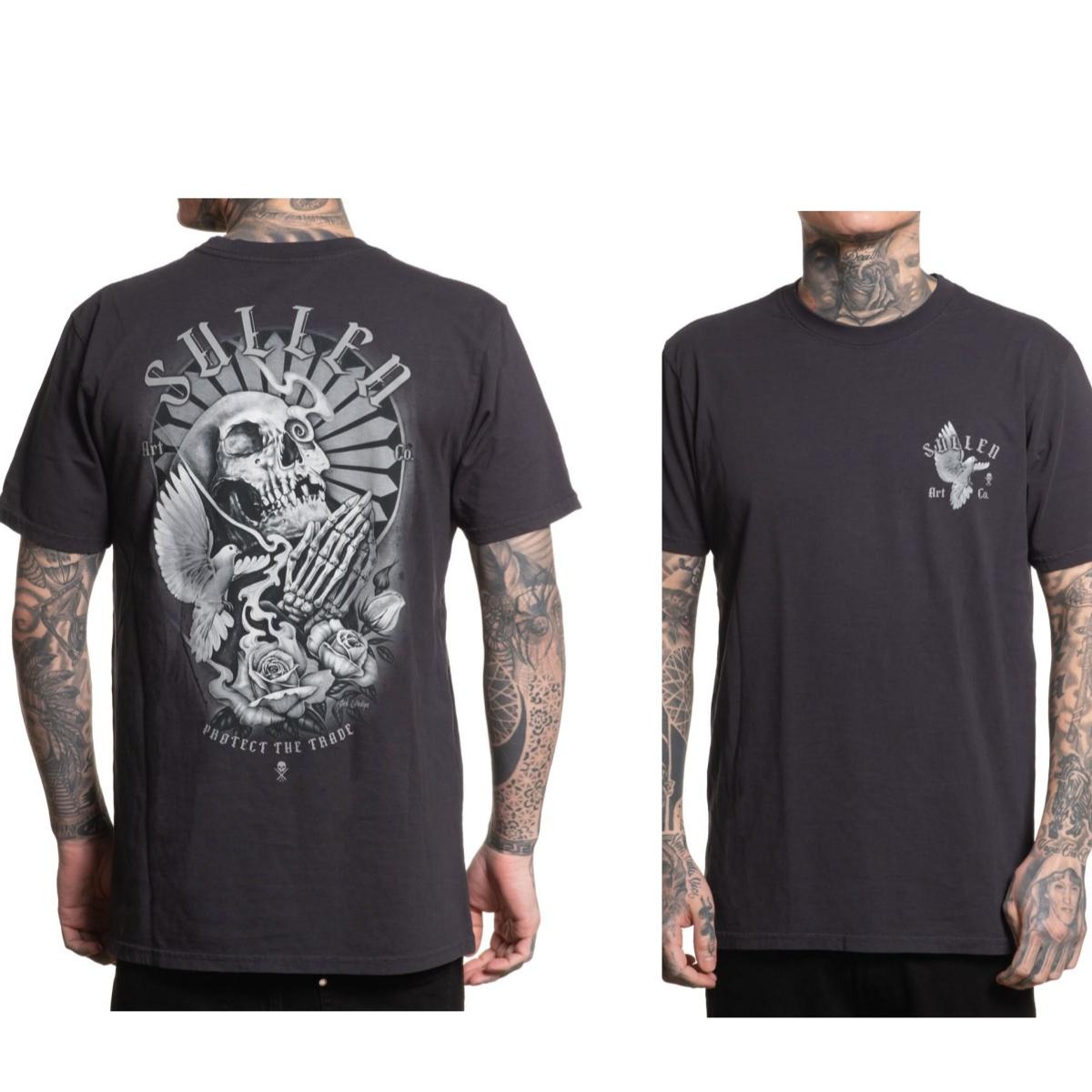 

Presence Premium Tattoo Art Fashion Street Trend Casual TShirt Mens and Womens Luxury Brand Top M