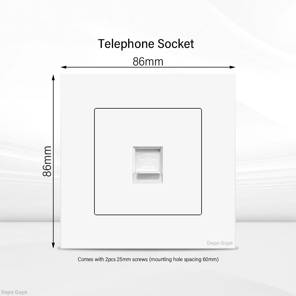 UK 13A Wall Socket with USB Type C 18W Quick Charge Power Outlet,Universal Electrical  Wall Light Switch Dual 3-pin Socket 220V