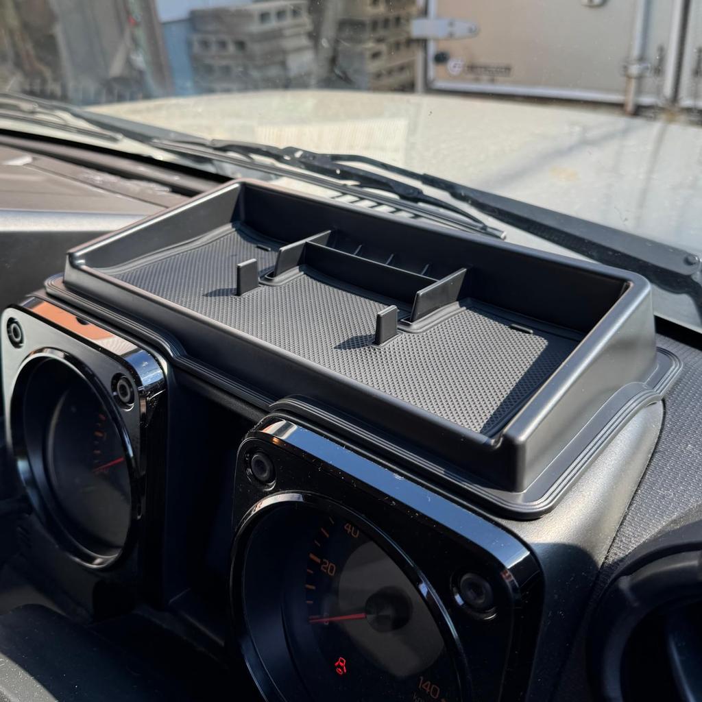 Nakira Jimny JB64 Półka Deska Rozdzielcza Stojak na Smartfona z Gumową Matą Schowek Samochodowy na Monety Sierra JB74 Nomad JC74 Antypoślizgowy