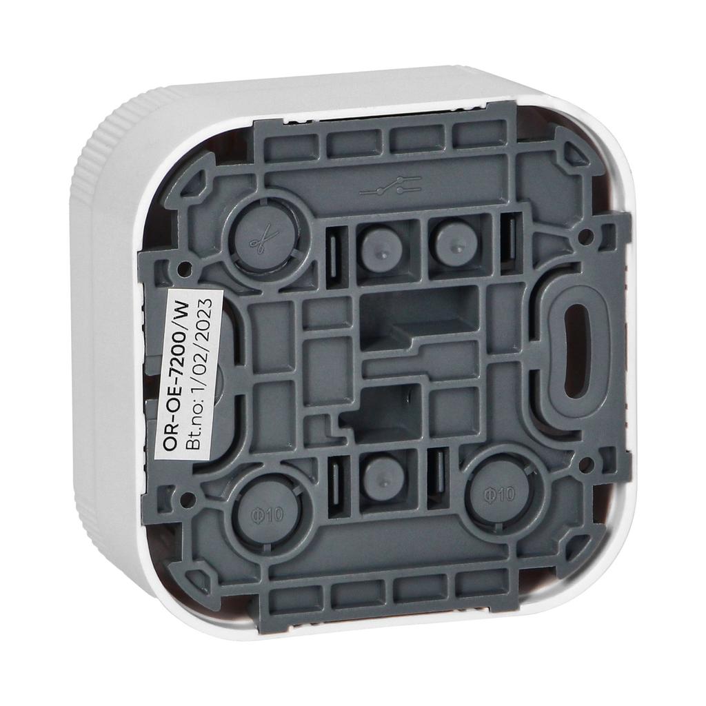 Łącznik Jednobiegunowy N/T Todo Ip20, Biały - On-7200/W