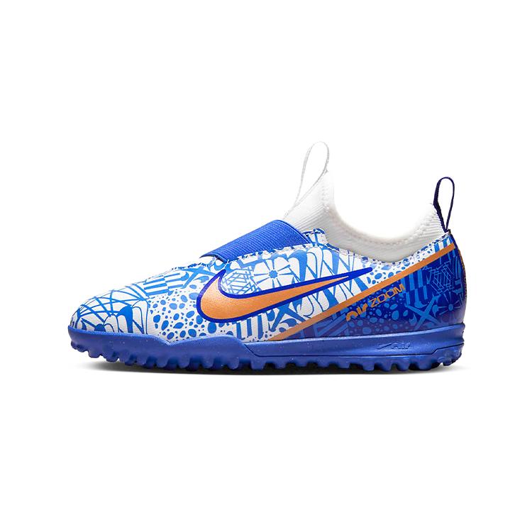 Nike Cushioning Abrasion Resistant Cushioning, Wear Resistant Low top Kids' Soccer Shoes Blue White Kids' DV8190-182