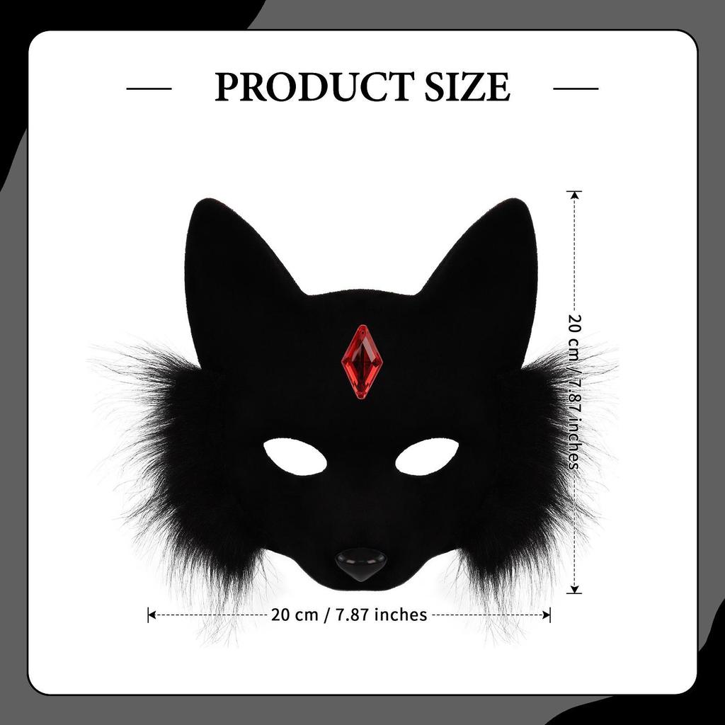 Fancy Dress Eye Halloween Fox for Holiday Wedding Parties