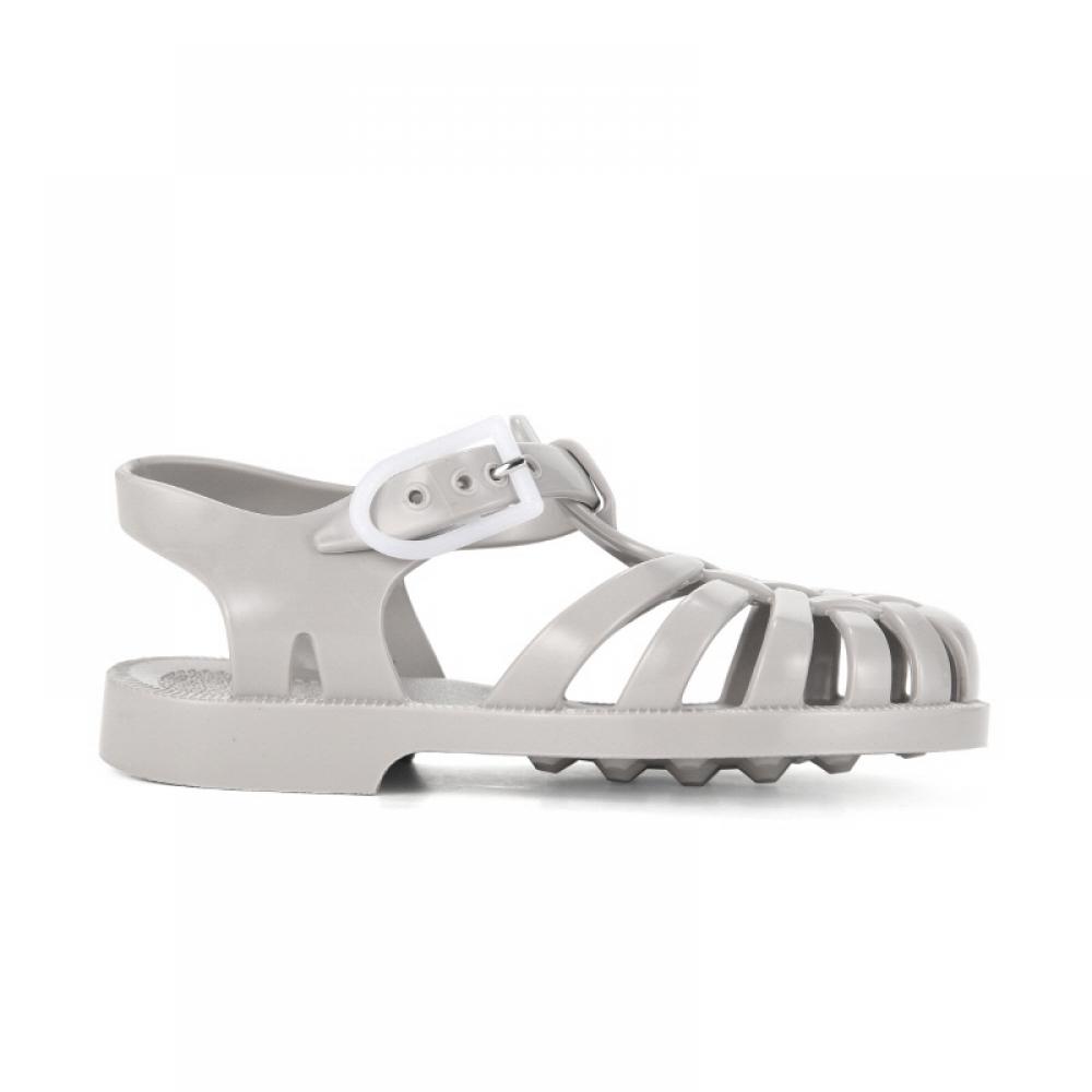 Meduse Sun 201 Sable Sable Grey Kids Kids Jelly Shoes Sandals