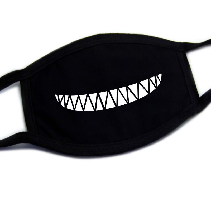 European-American Cute & Funny Halloween Printed Cotton Face Mask for Adults, Dustproof.