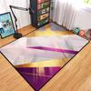 Modern Geometric Flannel Carpet Living Room High-end Luxury Hairless Tea Table Rug Bedroom Anti-slip Large Area Mat Cloakroom