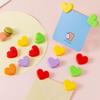 Pink Heart Transparent Snack Sealing Clip - Cute Mini Decoration & Photo Clip