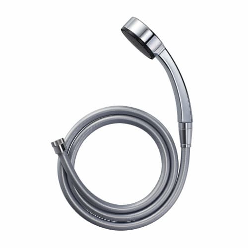 SANEI Shower Set, 25% Water Saving, Plated Shower Head, 1.6m Metallic Hose, Adapter Included, PS3950-CTA-CC, Silver