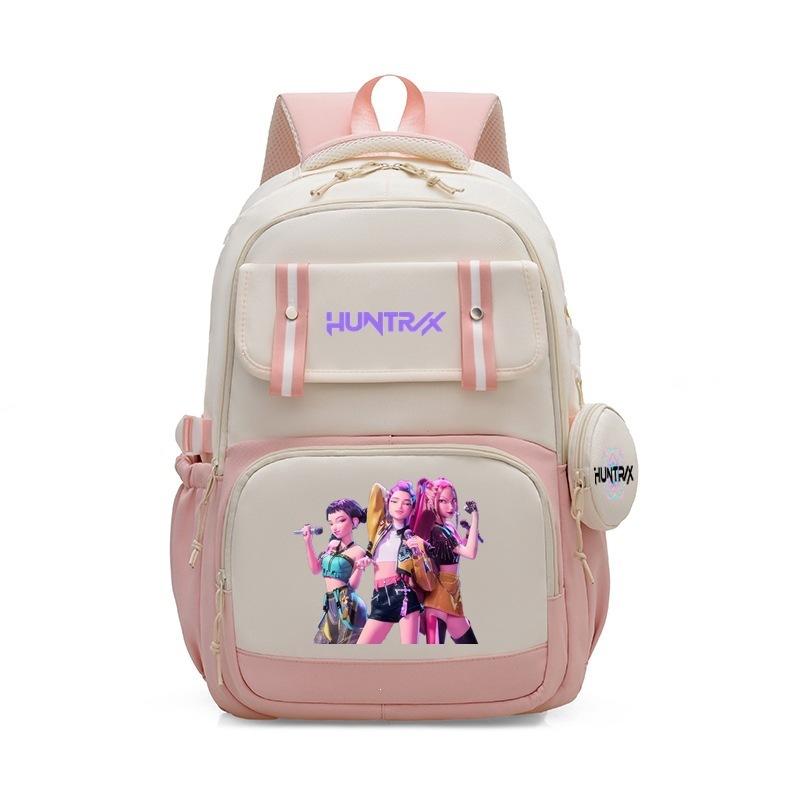 Peripheral Print Kpop Witch Hunter Backpack College Style Leisure Student Schoolbag Backpack Spring 30*13*41cm