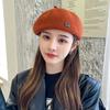 Hat women's autumn and winter fashion M standard beret fashion hat wool ins style versatile style college style hat
