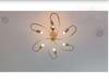 Elegant Ceiling Flush Mount Light Pendant Mid Century Modern Raw Brass Sputnik Chandelier Light Fixture