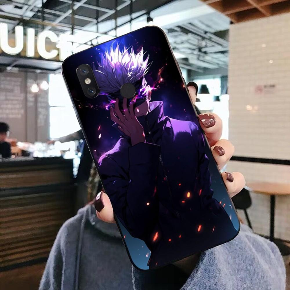 Custodia per Telefono Personaggi Cartoni Animati Gojo Satoru Per Xiaomi Mi 5X 8 9 10 11 12 Lite Pro 10T PocoX3pro PocoM3 Note 10 Pro Lite