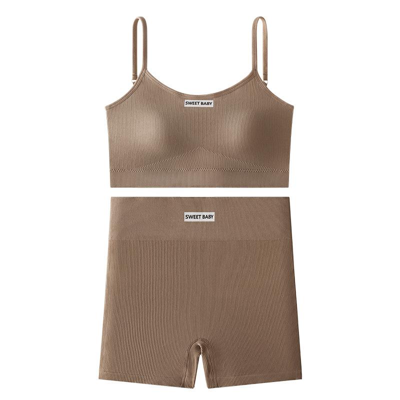 JYL Yoga Suit Graphene Underwear Set I Shape Back Butterfly Back