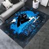 Carolina Panthers Carpet Rug for Living Room Bedroom Home Sofa Decoration,Kids play Non-slip Floor Mat