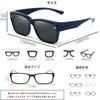 polarized TR90 UV400 for and B1462 [FEISEDY] Over-the-glasses sunglasses, lenses, frame, oversized, protection, driving, women's men's,