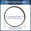 UXCELL 4 pcs Car Hub Centric Rings Plastic Wheel Bore Center OD 73.1 72.6 74.1 to ID 57.1 64.1 54.1 66.1 mm
