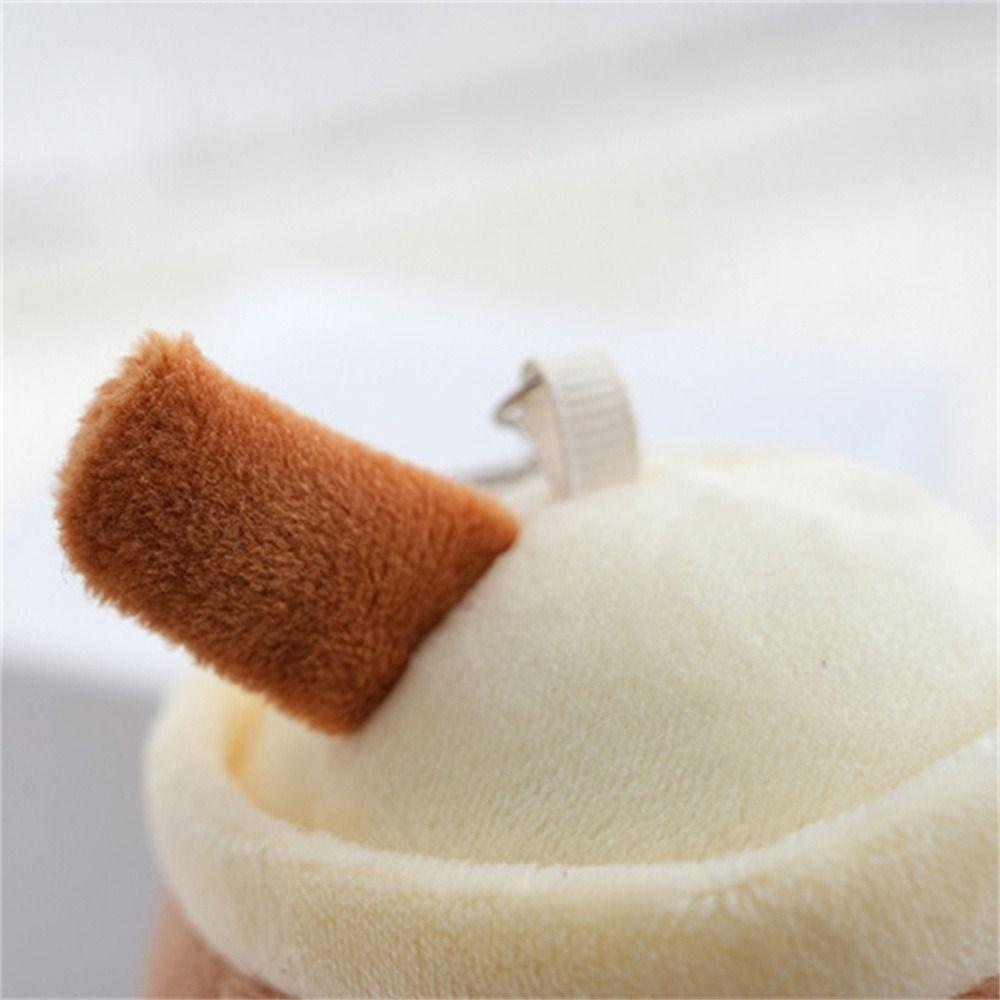 Stuffed Boba Milk Tea Keyring Plush Doll Boba Doll Plush Toys Bubble Tea Keychain  Girl Friend