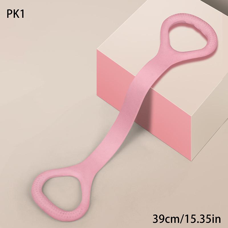 

Эластичный ремень с 8-символьным пуллером Домашнее фитнес-оборудование Эластичный пояс Вспомогательное средство для йоги Женский Раскрытые плечи Красивая спина Растяжка 39cm розовый