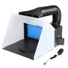 Ausuc Spray Booth Set, Airbrush System, Spraywork Painting Booth, Airbrush Paint Booth with Exhaust Duct