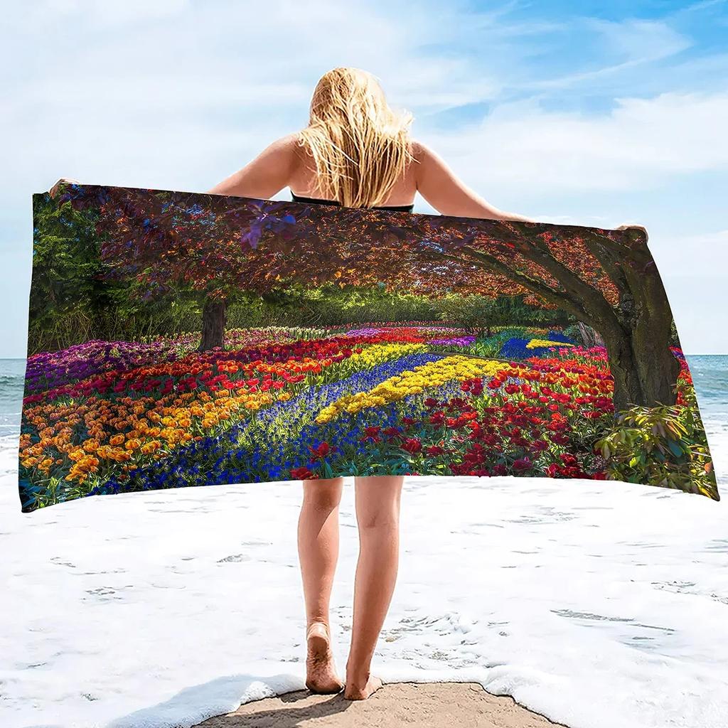 Microfiber Beach Towel for Adults Oversized Travel Beach Towels with Pouch -Quick Dry Pool Towels Large Sand Free Beach Towels