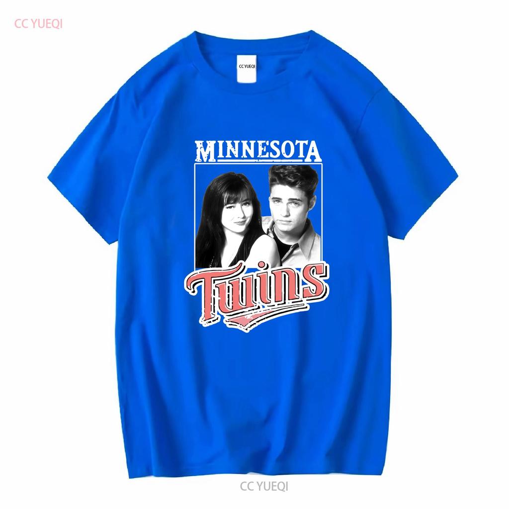 Twins Brenda Brandon Walsh T Shirt long or short sleeves vintage Washed homme graphic Unisex Casual fashion Stylish streetwear