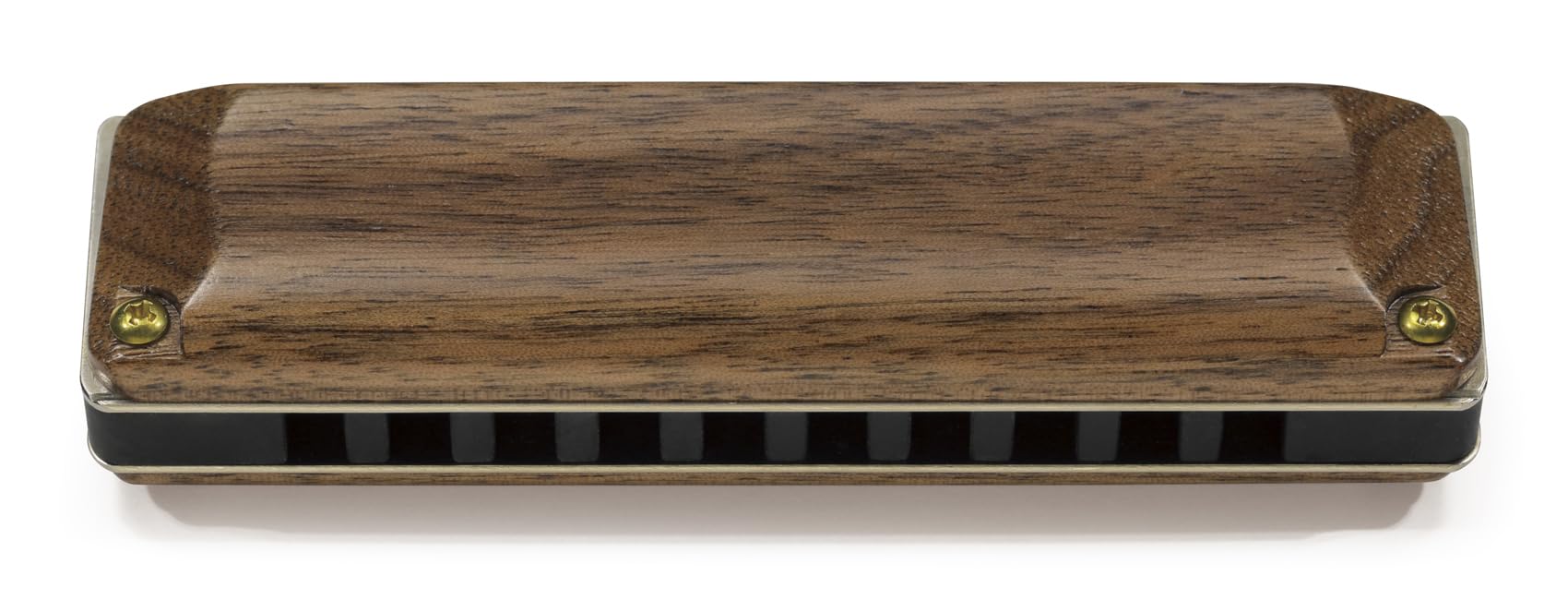 

SUZUKI 10 hole harmonica MANJI wooden cover model M-20W F tone