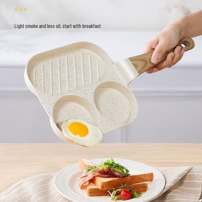 Supor Square 3-Hole Frying Pan