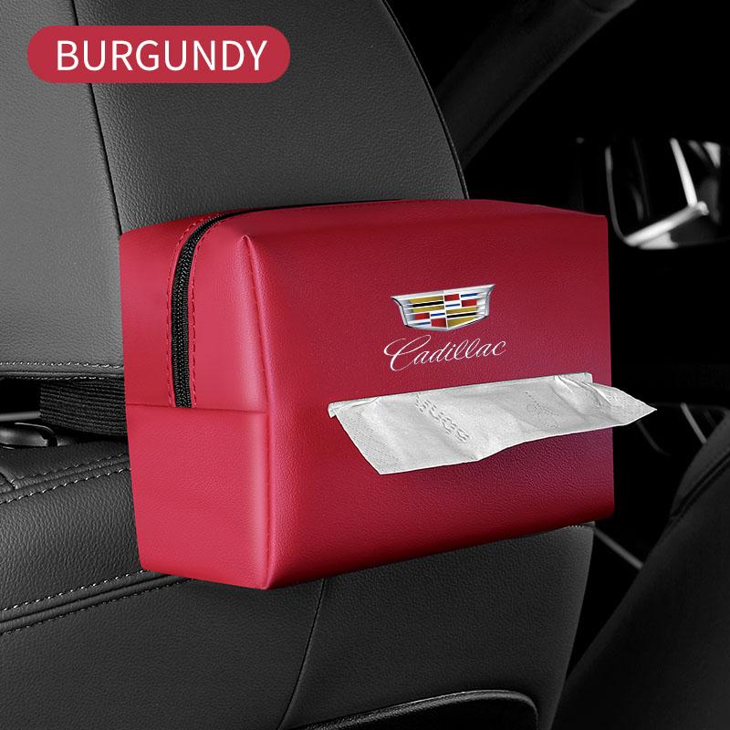 

Car Tissue Box Holder Center Console Armrest Mount Napkin Case Universal Fit Road Trip Organizer Easy Install For Cadillac