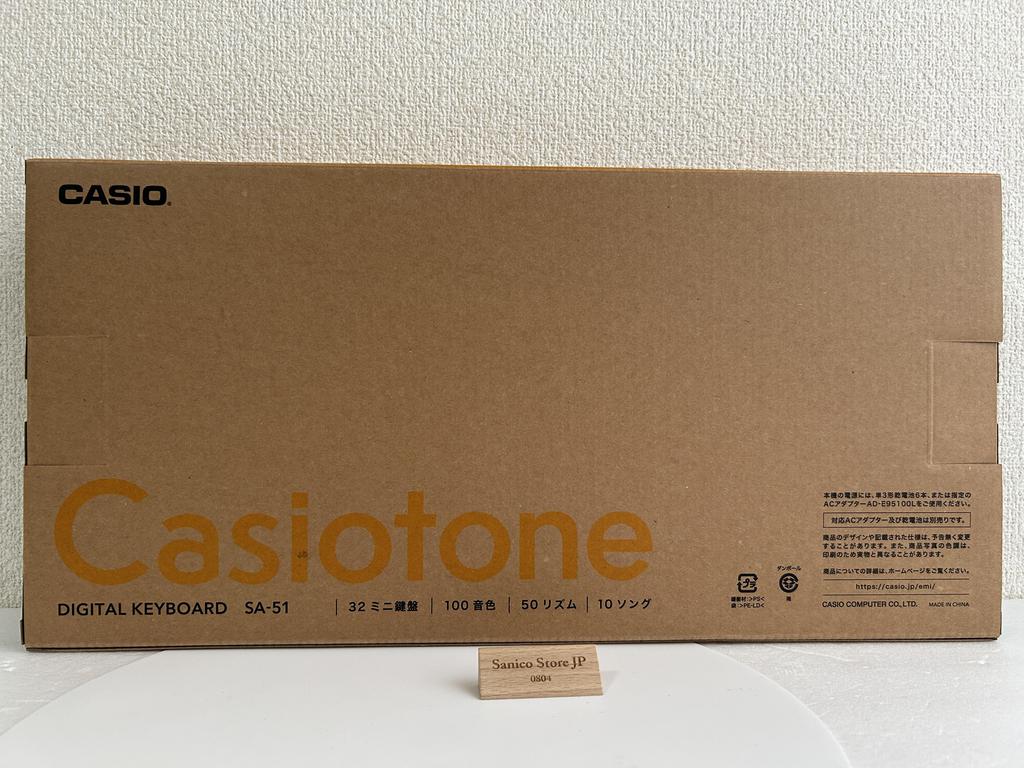 Casio SA-51 32-Key Mini Portable Keyboard Black Casiotone Japanese New