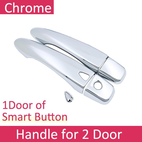 for Nissan Micra K14 2017~ Luxurious Chrome Exterior Door Handle Cover Car Accessories Stickers Trim Set of 2Door 2018